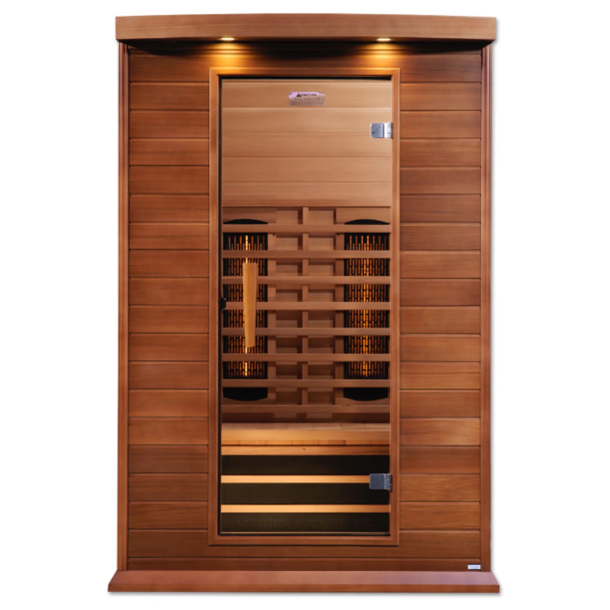 Product view of the Maxxus 2-Person Full Spectrum Near Zero EMF FAR Infrared Sauna (MX-M206-01-FS CED) – full spectrum infrared sauna