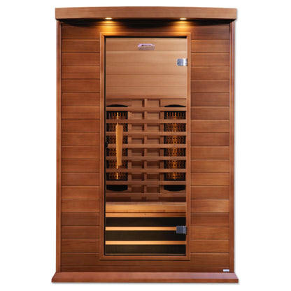 Product view of the Maxxus 2-Person Full Spectrum Near Zero EMF FAR Infrared Sauna (MX-M206-01-FS CED) – full spectrum infrared sauna