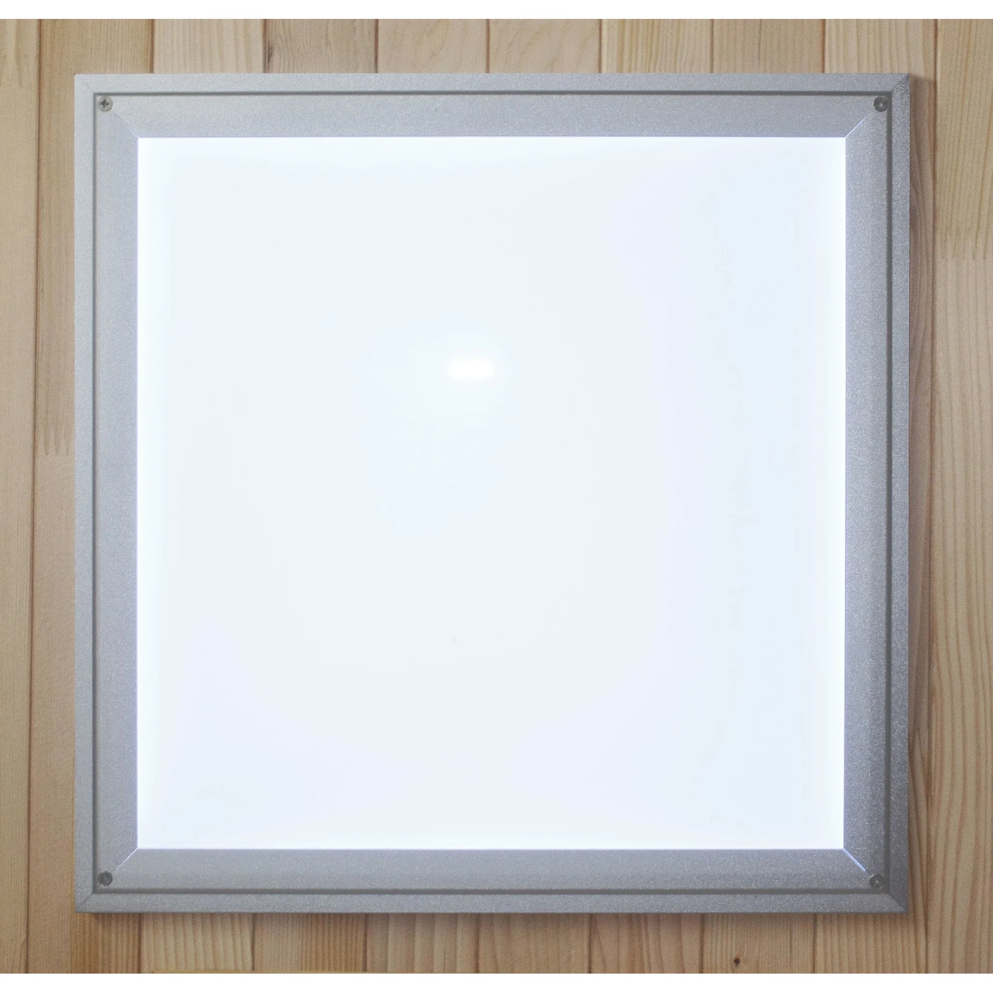 Interior lamp detail of the Maxxus 3-Person Low EMF FAR Infrared Sauna (MX-K306-01) | Canadian Hemlock — infrared sauna