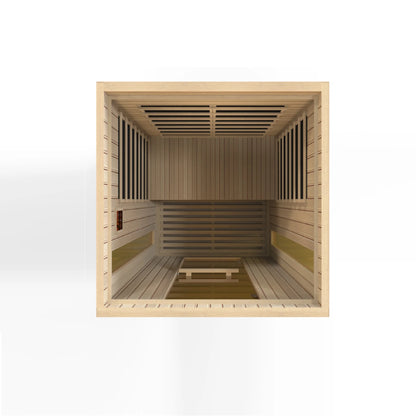 Front view 7 of the Maxxus 2-Person Low EMF FAR Infrared Sauna (MX-LS2-01) – low EMF infrared sauna