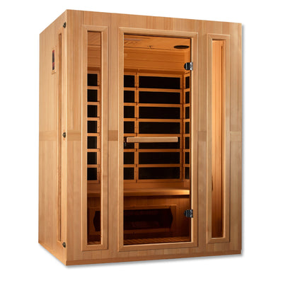 Maxxus 3-Person Low EMF FAR Infrared Sauna | Canadian Hemlock