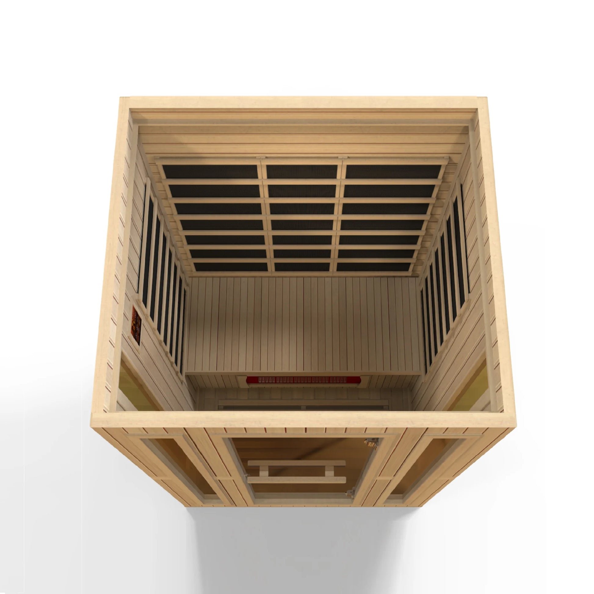 Front view 7 of the Maxxus 3-Person Low EMF FAR Infrared Sauna (MX-LS3-01) – low EMF infrared sauna