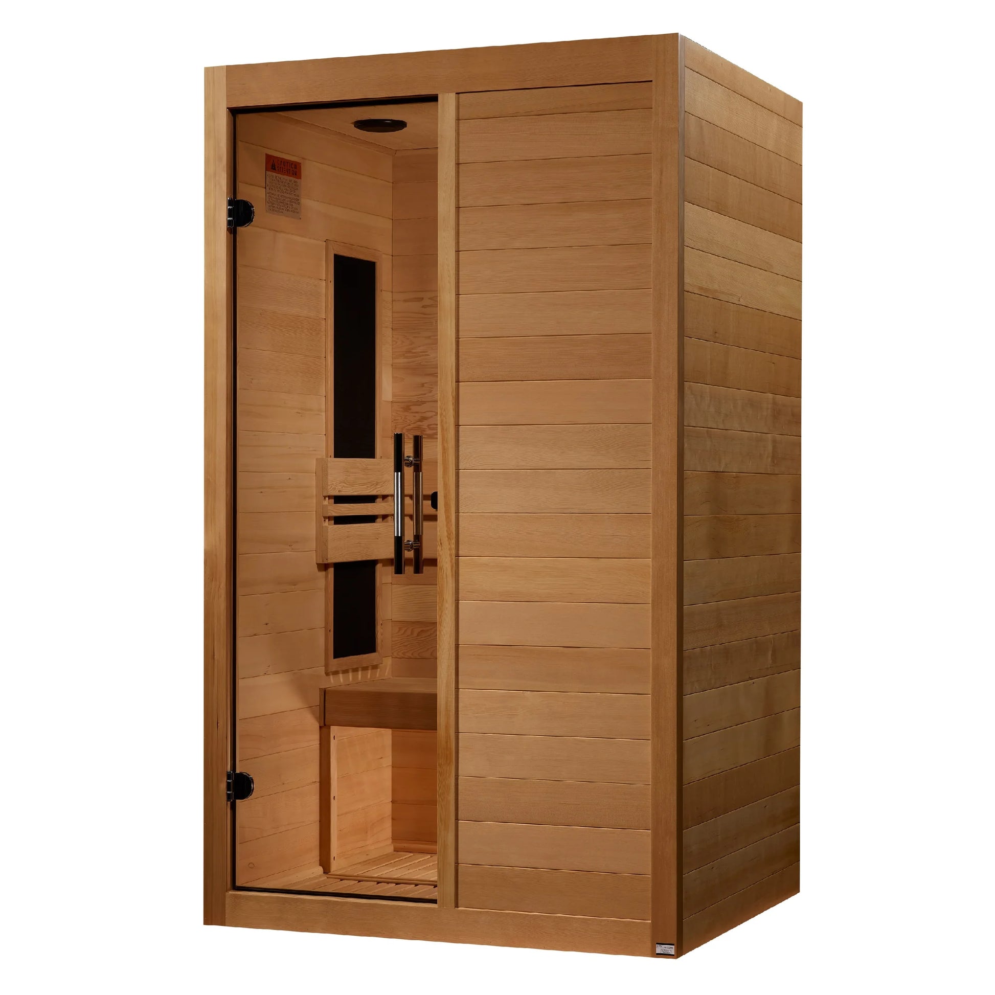 Front view 5 of the Maxxus S-Line Yoga 2-Person Low EMF FAR Infrared Sauna (MX-S206-01) – low EMF infrared sauna