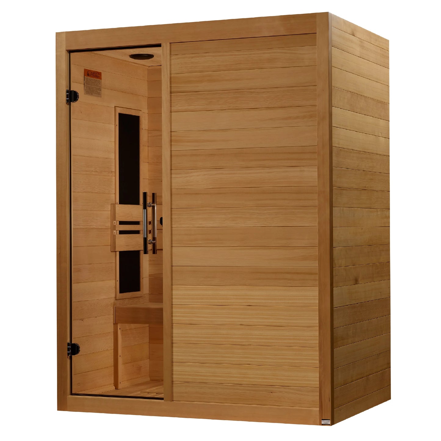 Front view 5 of the Maxxus S-Line Yoga 3-Person Low EMF FAR Infrared Sauna (MX-S306-01) – low EMF infrared sauna