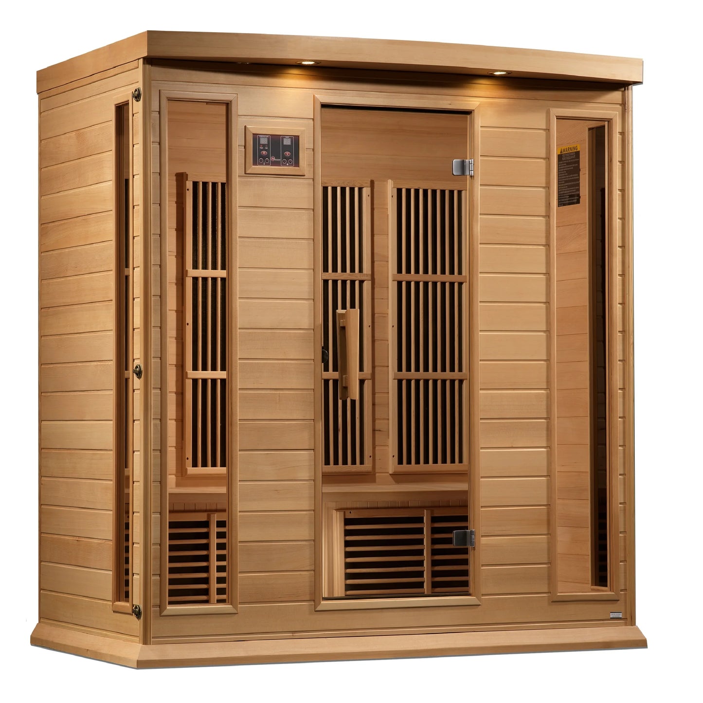 Front view 5 of the Maxxus 4-Person Near Zero EMF FAR Infrared Sauna (MX-K406-01-ZF) – near zero EMF infrared sauna