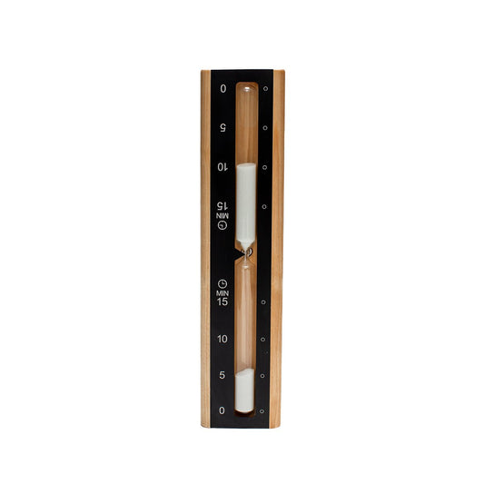 Narvi Sand Timer, 15 Minute, exterior 3/4 front