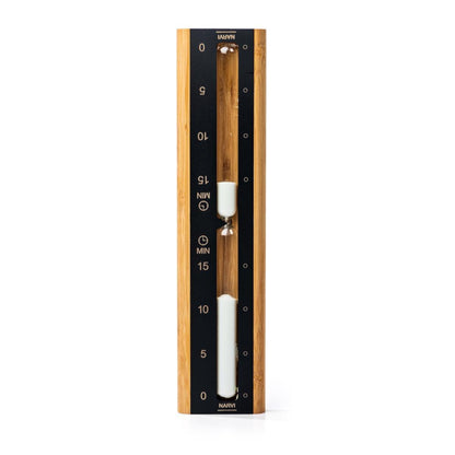 Narvi Sand Timer, 15 Minute, exterior 3/4 front