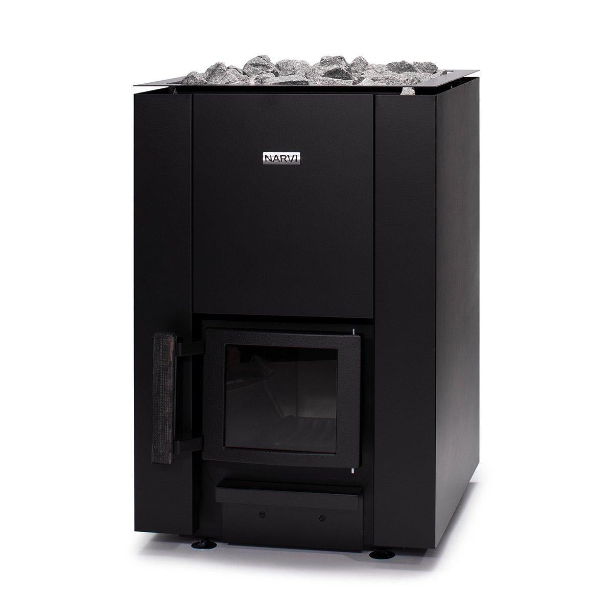 Narvi Kaamos 20 Wood-Burning Sauna Stove, studio product shot 3