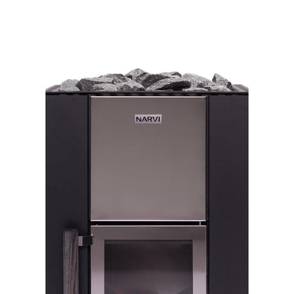 Narvi Kuru 14 Wood-Burning Sauna Stove, studio product shot 2