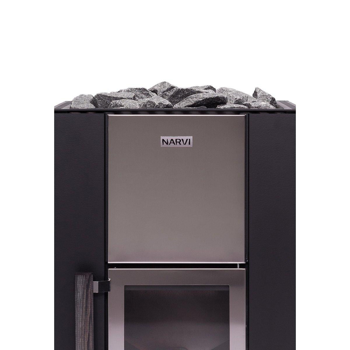 Narvi Kuru 20 Wood-Burning Sauna Stove, studio product shot 2