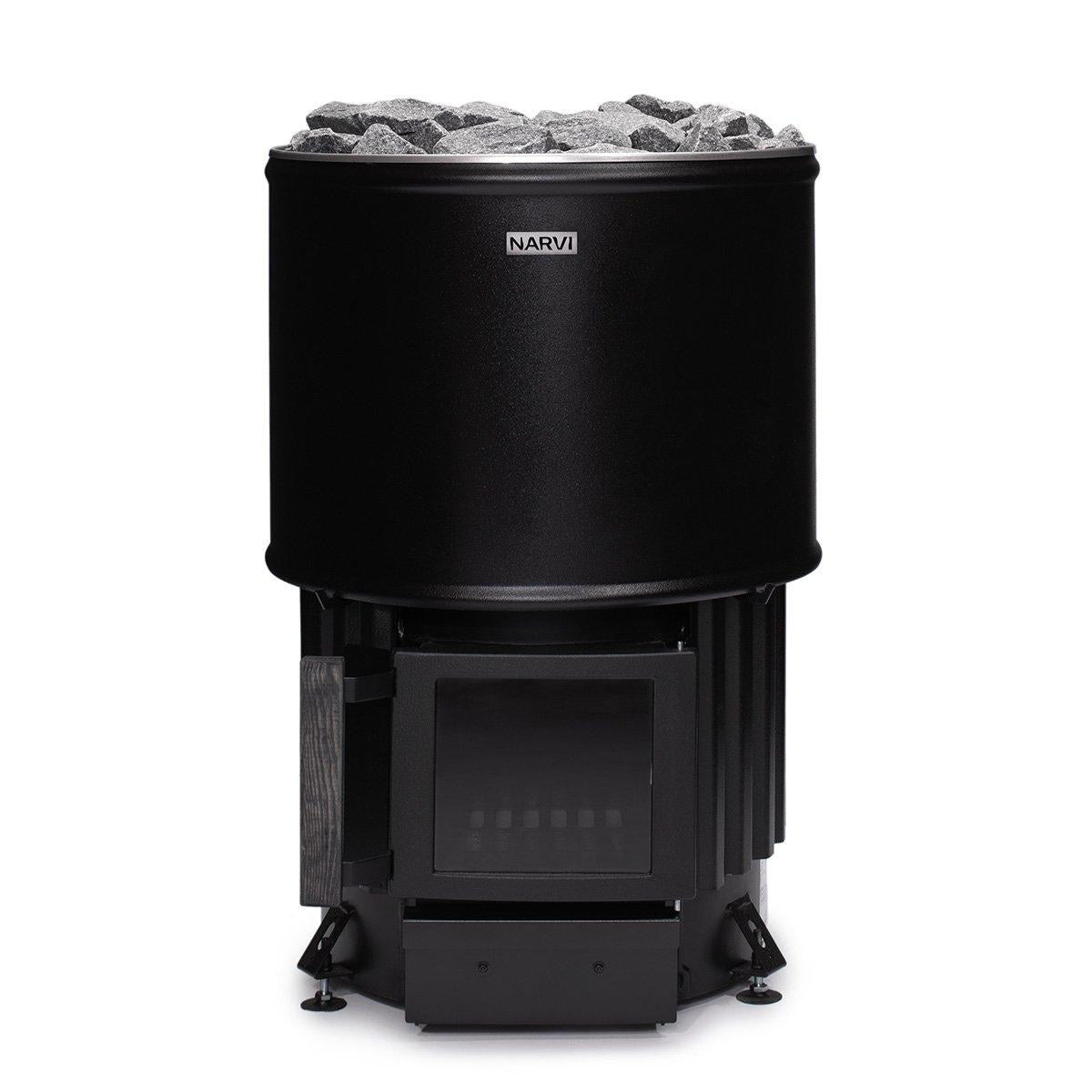 Narvi Luosto Wood-Burning Sauna Stove, studio product shot