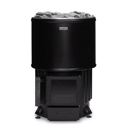 Narvi Luosto Wood-Burning Sauna Stove, studio product shot