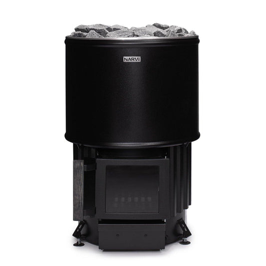 Narvi Luosto Wood-Burning Sauna Stove, studio product shot