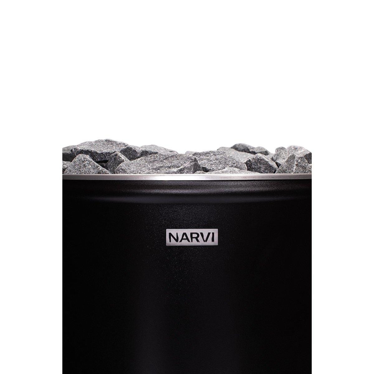 Narvi Luosto Wood-Burning Sauna Stove, studio product shot 2