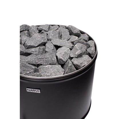 Narvi Luosto Wood-Burning Sauna Stove, studio product shot 3