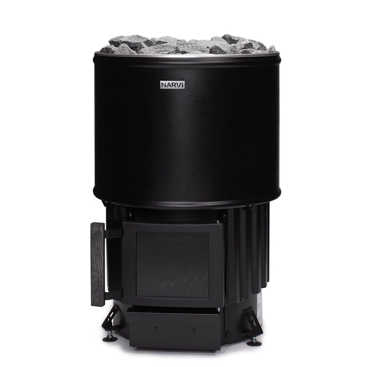 Narvi Luosto Wood-Burning Sauna Stove, studio product shot 5