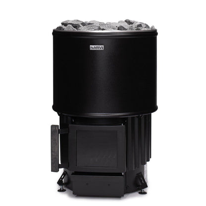 Narvi Luosto Wood-Burning Sauna Stove, studio product shot 5