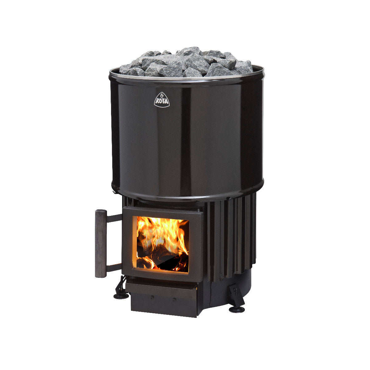 Narvi Luosto Wood-Burning Sauna Stove, studio product shot 7