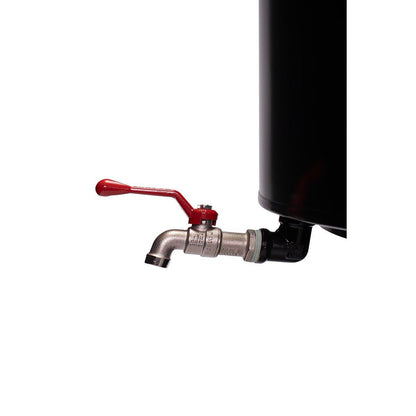 Narvi Luosto VS Wood-Burning Sauna Stove with 30 L Water Tank, studio product shot 2