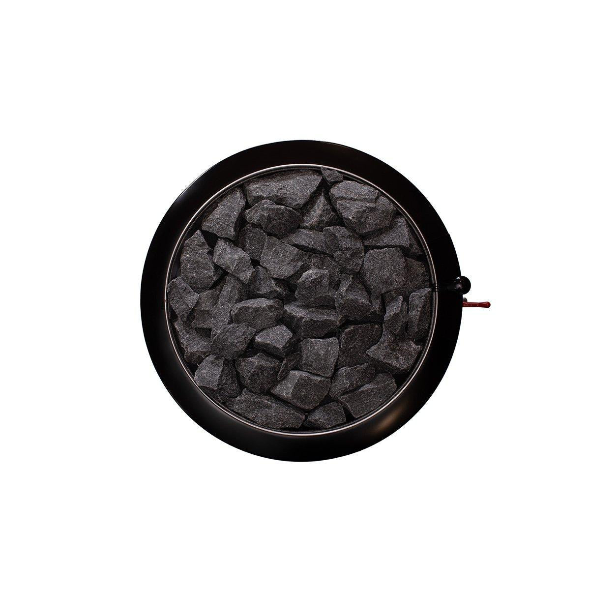 Narvi Luosto VS Wood-Burning Sauna Stove with 30 L Water Tank, studio product shot 3