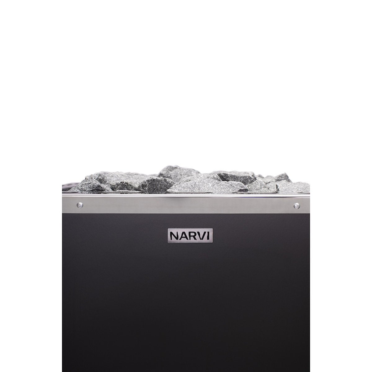 Narvi 30 Wood-Burning Sauna Stove, front elevation