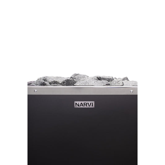 Narvi 30 Wood-Burning Sauna Stove, front elevation