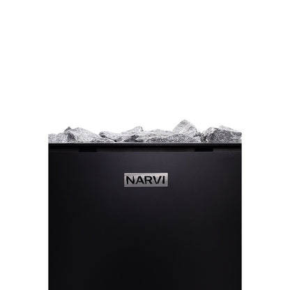 Narvi NC 24 Wood-Burning Sauna Stove, front elevation