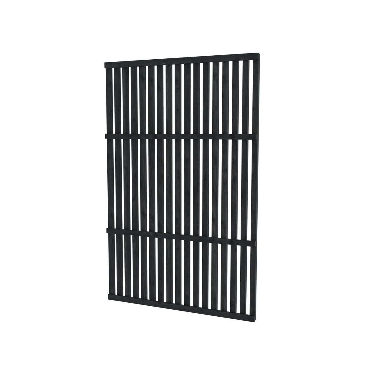 Compact Nordic Misty Garden Privacy Fence panel, three-quarter studio view