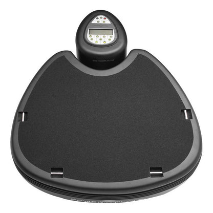 Top view of the Power Plate pro5HP platform surface and control panel