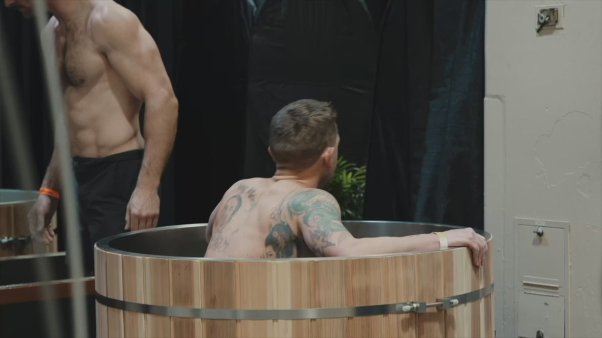 Dynamic Cold Therapy cold plunge in use, brand film