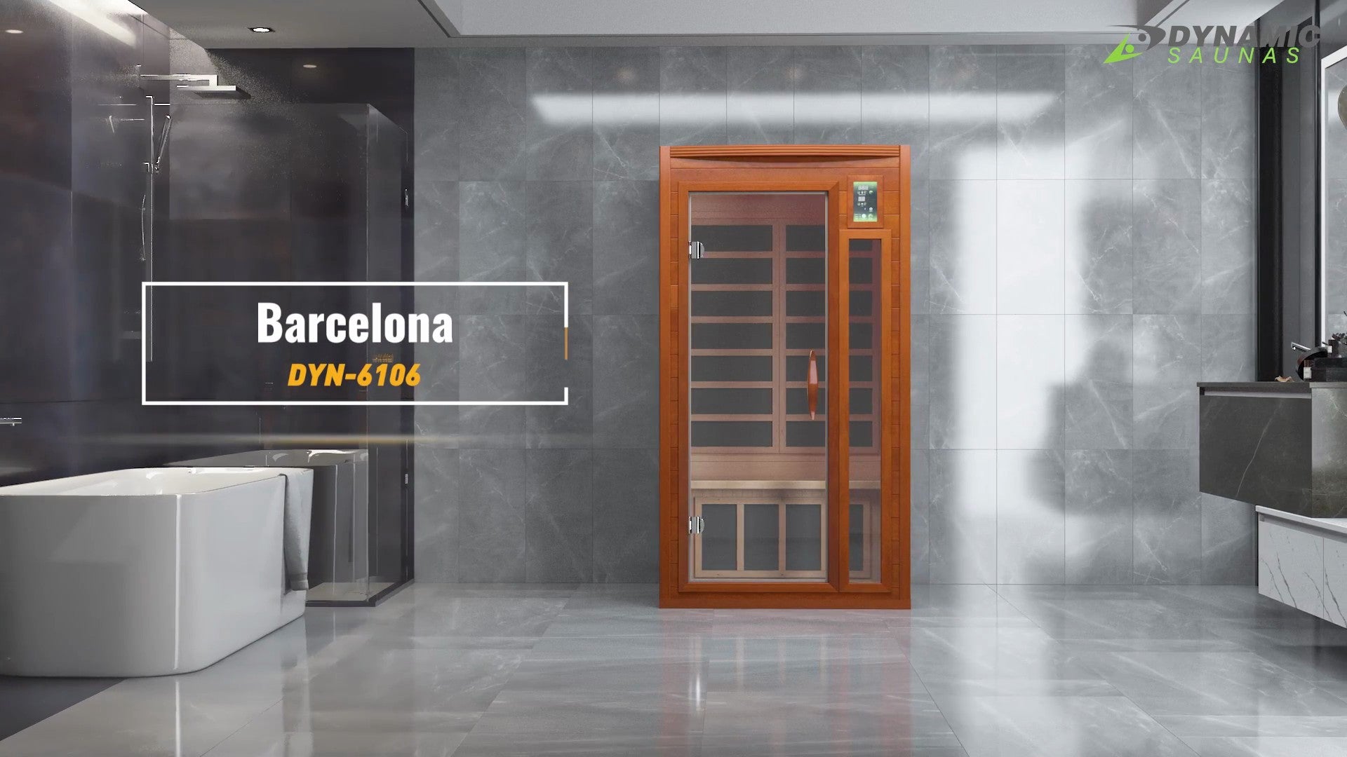 Dynamic Barcelona infrared sauna, video by Dynamic Saunas