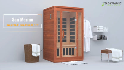 Dynamic San Marino infrared sauna, video by Dynamic Saunas