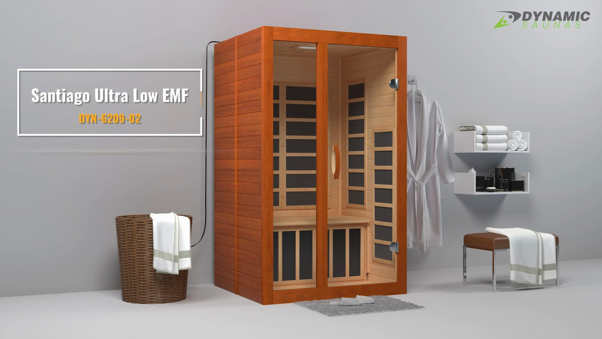 Dynamic Santiago Elite infrared sauna, video by Dynamic Saunas