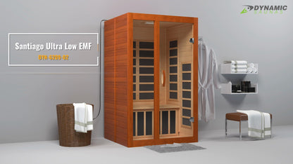 Dynamic Santiago Elite infrared sauna, video by Dynamic Saunas