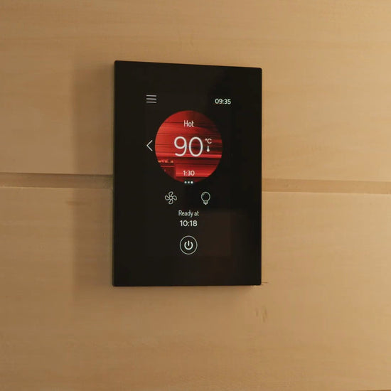 Harvia Fenix sauna control panel, video by Harvia