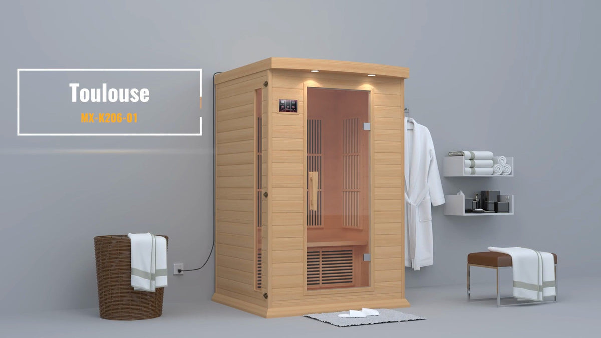 Maxxus Toulouse infrared sauna, video by Maxxus Saunas