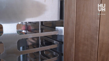 HUUM STEEL heat reflector installation, video by HUUM