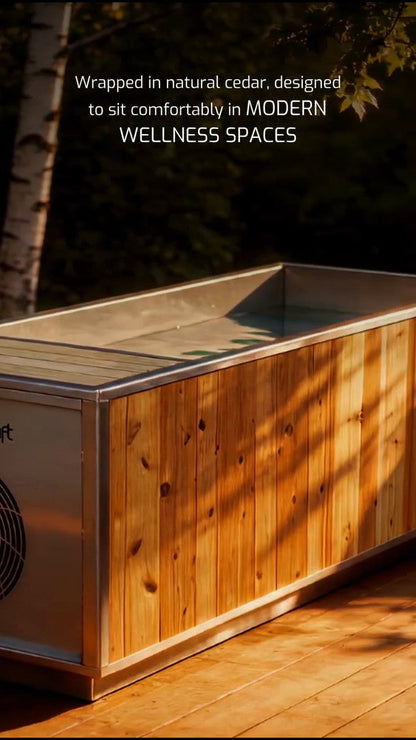 Dundalk LeisureCraft The Flow cedar cold plunge, product video