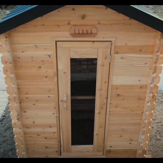 Dundalk LeisureCraft CT Granby 3-person outdoor cabin sauna, product video