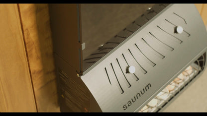 Saunum AirSolo 70 and 80 installation, video by Saunum