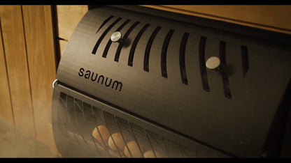 Saunum AirSolo Wall installation, video by Saunum