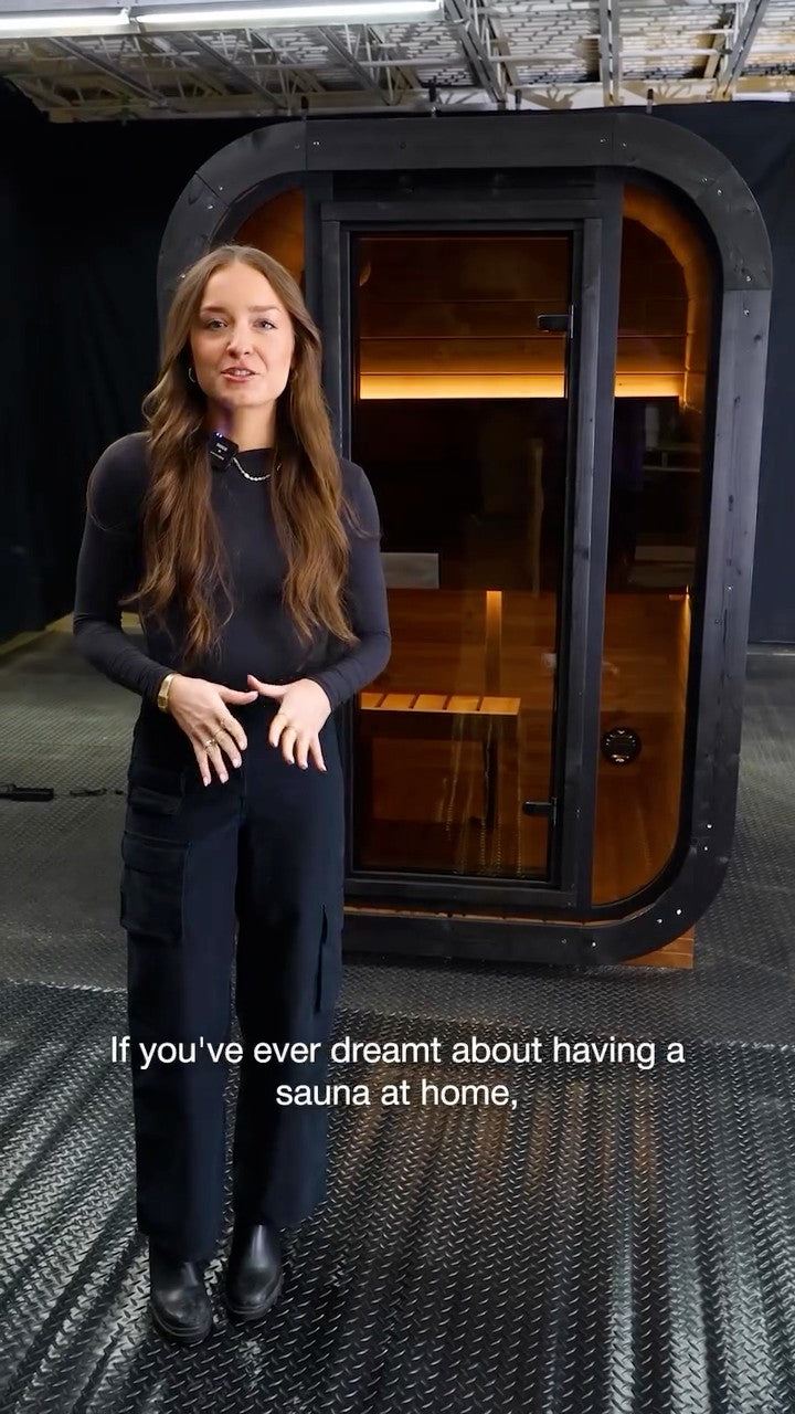 SaunaLife CL3G Cube Series 2-Person Outdoor Sauna Kit, product walkthrough video