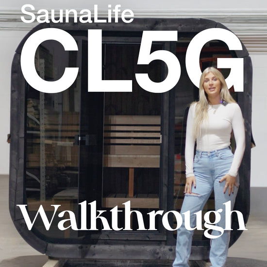 SaunaLife CL5G Cube Series 4-Person Outdoor Sauna Kit, product walkthrough video