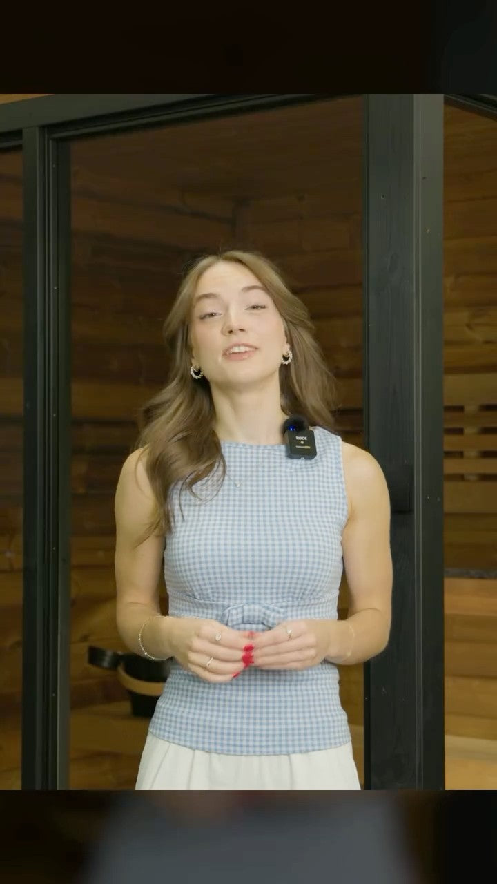 SaunaLife GL6 Garden Luxury 6-Person Outdoor Sauna Kit, product walkthrough video
