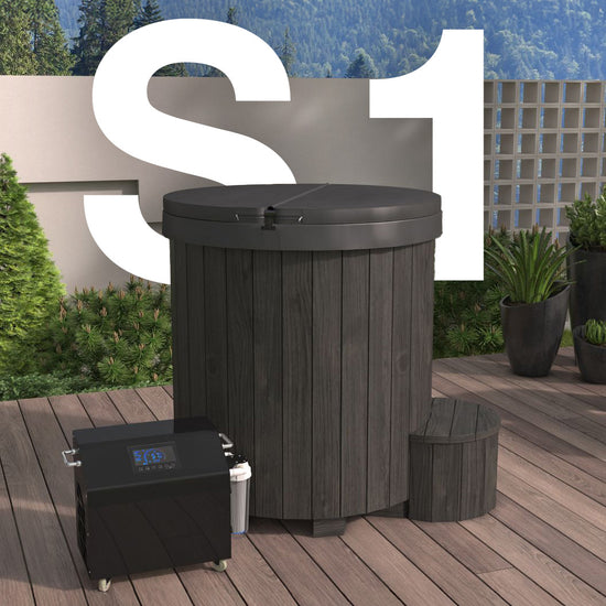 SaunaLife S1 Package Soak Series 1-Person Cold Plunge Tub with Chiller, product walkthrough video