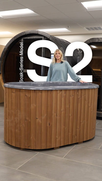 SaunaLife S2 Soak Series 2-Person Cold Plunge Tub, product walkthrough video