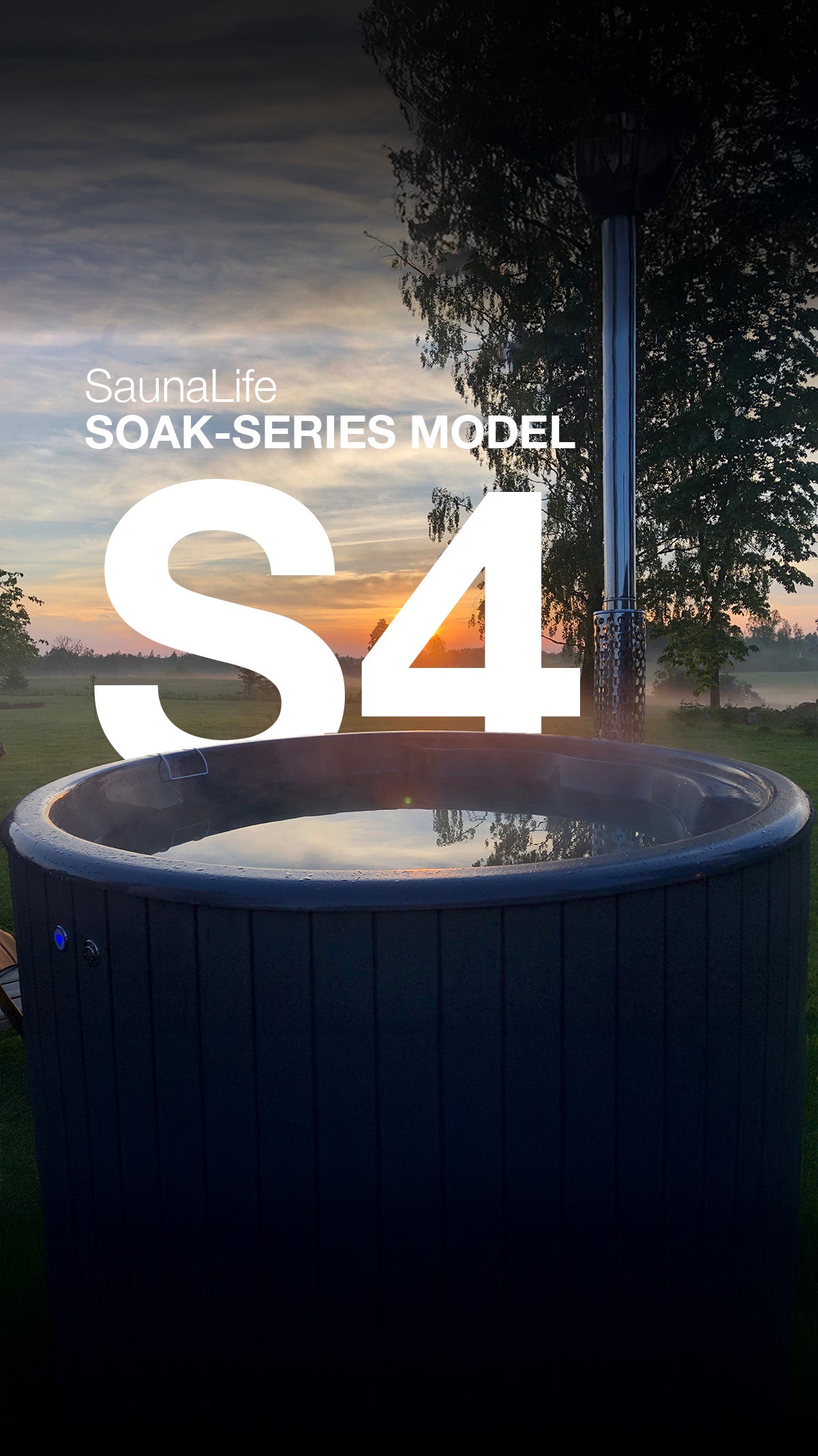 SaunaLife S4 Soak Series 6-Person Wood-Fired Hot Tub, product walkthrough video