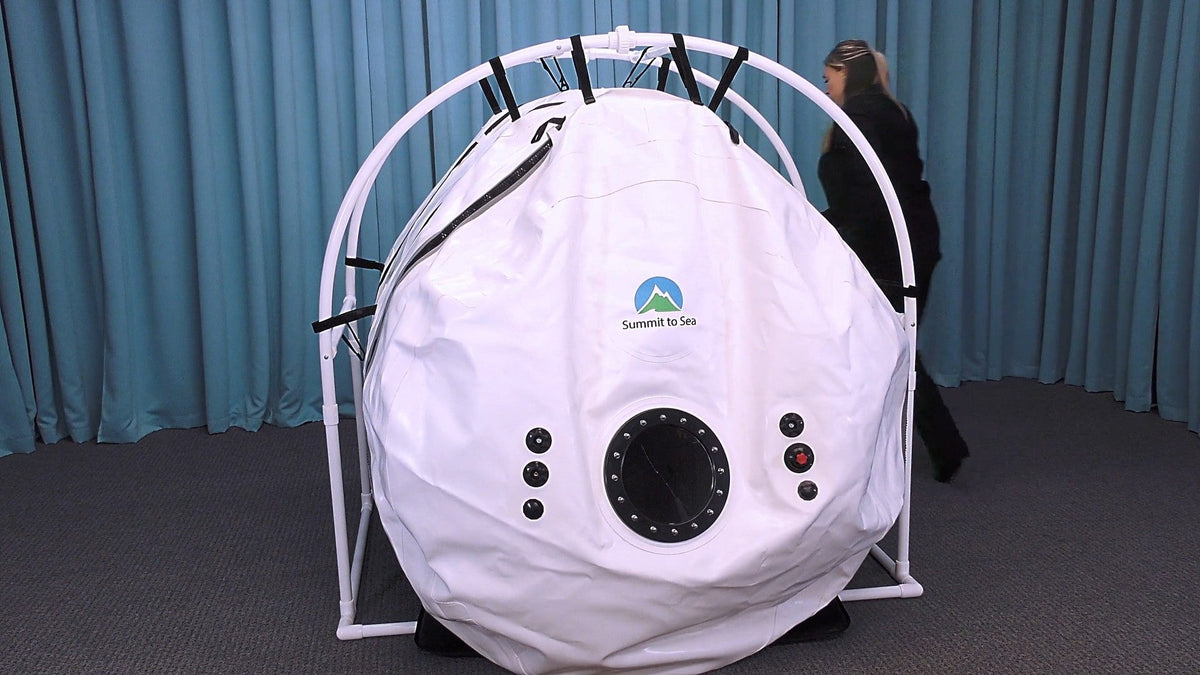 Summit to Sea Grand Dive Pro Plus Short hyperbaric chamber setup, video by Summit to Sea