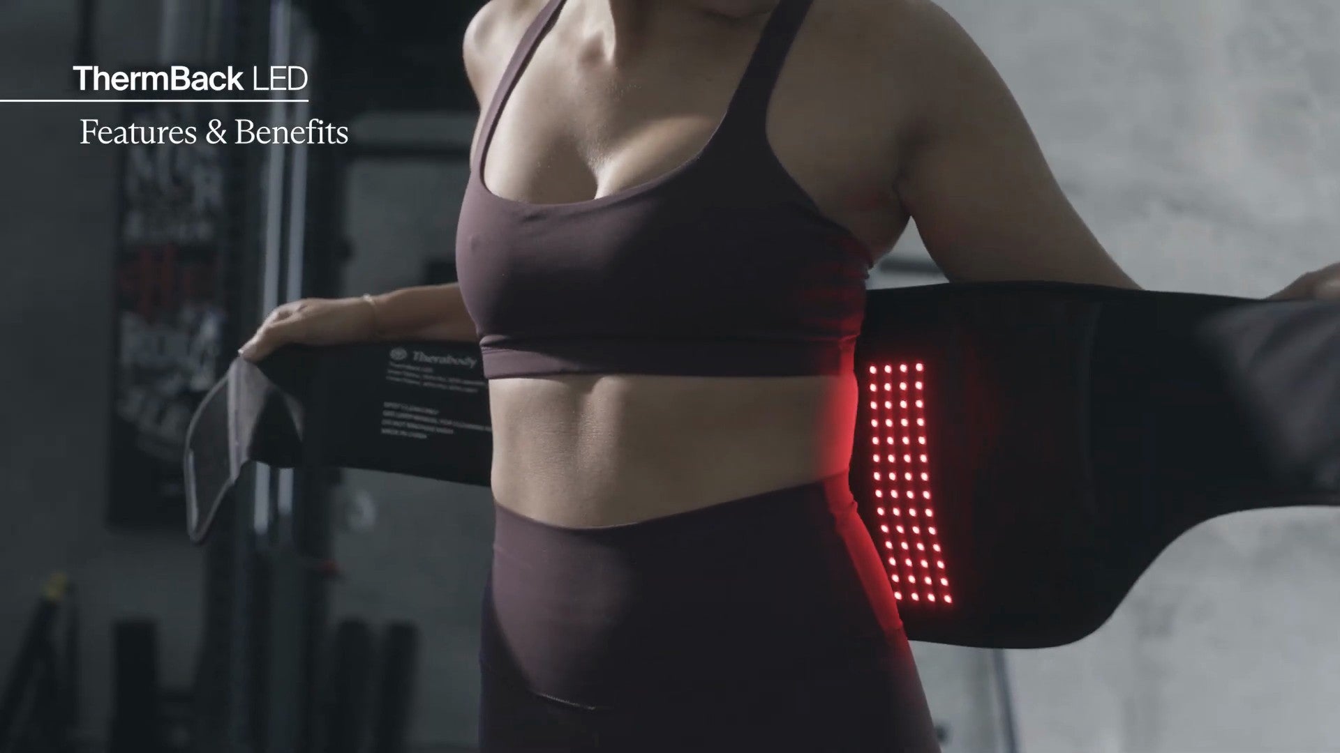 ThermBack LED, video by Therabody