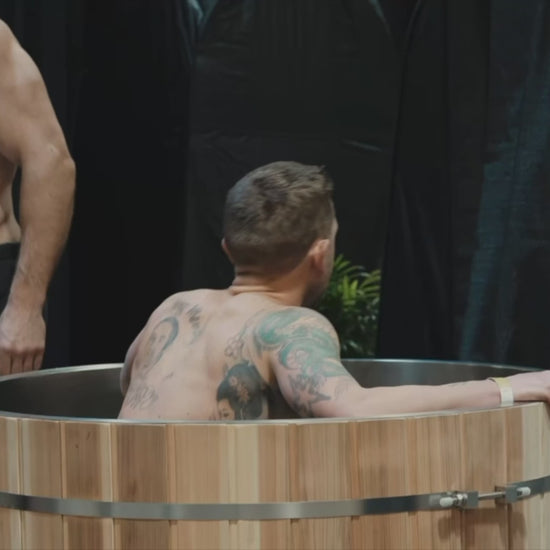 Dynamic Cold Therapy cold plunge in use, brand film